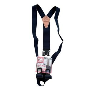 New Original Perry Suspenders Size Regular Mens Navy Blue Made In USA